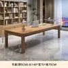 Mesa de madeira maciça mesa longa mesa de conferência moderna minimalista combinação de mesa e cadeira de escritório mesa de treinamento de negociação para várias pessoas Bancada