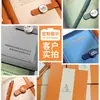 Caja de Regalo con Set de Cuadernos A5 Personalizado, Cuaderno de Cuero PU para Negocios con Logo Imprimible, Bolsillo de Almacenamiento, Planificador
