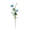 65cm Borde Enrollado Flor de Rosa Hoja de Eucalipto Rama Adorno de Decoración para el Hogar Accesorio para Fotografía de Bodas
