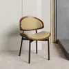 Silla de Comedor Estilo Italiano Vintage para Uso en Casa, Silla Eames de Lujo Ligero con Respaldo, Madera Maciza, Adecuada para el Hogar o la Oficina, Retro, No Requiere Ensamblaje