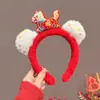 Diadema de Felpa Linda Coreana para Mujer, Uso Diario, Diadema Alta, Pinza para el Cabello, Goma para el Cabello, Accesorio para el Cabello al por Mayor