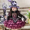 Vestido de princesa para niña, tutú estilo Lolita, disfraz de Halloween, vestido de Kuromi, vestido para fiesta de cumpleaños, vestido de princesa