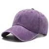 Chapéu Personalizado Masculino Primavera e Outono Lavado Boné de Baseball Cor Placa Clara Estilo Coreano Boné de Aba Reta Cor Sólida Chapéu de Sol Esportivo