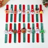 Muñeco de Peluche de Dibujos Animados Anillo a Presión Pulsera de Pareja Regalo para Niños Niñas Navidad Reno Muñeco de Nieve Accesorios Decorativos