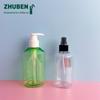 Garrafa de ombro inclinada para animais de estimação personalizada de bambu 200ml 300ml Frasco de xampu de alta qualidade Frasco de desinfetante para as mãos Frasco de loção de pressão