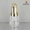 Botella gotero de presión para aceites esenciales, 30 ml, Material popular para envases cosméticos, En stock