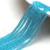 Nuevo color de chapado para estante variedad de vidrio esmerilado cuentas largas cuadradas hechos a mano diy accesorios de joyería con cuentas venta al por mayor por artículo