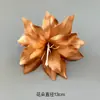 Pasador de flor de lirio, tocado de flor de seda, pinza para el pelo para fotografía de viaje, accesorio floral lateral para el pelo para Hanfu y falda Ma Mian, accesorio para fotografía