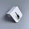 Gancho de Metal Branco para Janela, Gancho em S de Aço Inoxidável, Gancho S para Decoração de Luz Colorida Sundae, Gancho para Porta de Gaveta e Armário, Gancho de Cabeça Única, Gancho Plano