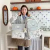 Otoño 2026 Nuevo Dulce Conjunto de Dos Piezas para Estudiantes de Primaria y Secundaria Mochila Alto Valor Estético Corazón Girly Bolso Cruzado Único para Tutorías