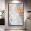 Pintura Suspensa com Textura Abstrata Moderna, Pintura de Decoração de Entrada de Alto Nível, Pintura de Cabeceira para Quarto de Apartamento de Hotel, Parede de Fundo da Sala de Estar