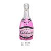 Nueva botella de vino verde grande, copa de vino, globo de película de aluminio, decoración para fiestas de compromiso, bodas, cumpleaños y celebraciones.