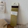 Calcetines Songmu Mezcla de Seda de Morera y Lana Bloques de Color Cálidos Ligeros Calcetas Holgadas Venta al por Mayor Calcetas para Mujer Otoño e Invierno