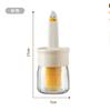 Pincel de Óleo doméstico resistente a altas temperaturas pincel de óleo de silicone com frasco Cozinha panqueca grau alimentício churrasco assar integrado pincel de óleo frasco
