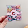 Lindo Set de Gomas para el Cabello para Niños que No Dañan el Cabello, Bandas Elásticas de Alta Elasticidad para Niñas y Bebés, Cuerdas Pequeñas para el Cabello del Tamaño de un Pulgar