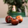 Gran Colección de Frutas Talladas en Madera: Calabaza, Uva, Manzana, Adornos de Madera Maciza para Sostener en la Mano, Colgantes de Frutas Variadas Retorcidos a Mano, Venta Directa de Fábrica