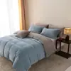 Conjunto de Cuatro Piezas de Forro Polar para Bebé de Alto Gramaje Clase A Estilo Minimalista Color Sólido Bicolor Dormir Desnudo Antiestático Forro Polar para Bebé Conjunto Cálido