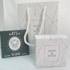 [Tiro Único Sin Entrega] Caja de Regalo para Joyería, Accesorios Exclusivos para Entrega, Certificado, Paño de Pulir Plata, Grabado, Caja de Regalo Rosa