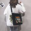 Bolso bandolera bolso de lona bolso de estudiante tutorial libro bolso de hombro bolso de mano de gran capacidad bolso tutorial estudiante de secundaria