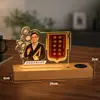 Dia do Professor Acrílico Madeira Maciça Luminária de Mesa Ornamento de Mesa Lembrança Criativa Lâmpada de Cabeceira para Temporada de Volta às Aulas Transfronteiriço
