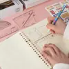 Lindo Set de Reglas Inspiradoras para Estudiantes de Primaria, Set de Papelería para Niños y Niñas, Materiales de Aprendizaje para Niños, Set de Reglas Triangulares de Cuatro Piezas