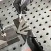 Régua Triangular de Chanfro Portátil, Régua de Ângulo de Posicionamento para Marcenaria, Ferramenta de Medição para Melhorias Domésticas, Régua de Marcação Manual Multifuncional