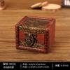 Caja de madera retro china de 8cm caja de embalaje de joyería retro caja de madera antigua clásica china caja pequeña al por mayor