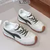 Zapatos redondos de piel auténtica que hacen que tus pies se vean más pequeños, zapatos de mujer, nuevos zapatos de entrenamiento alemanes Otoño 2026, zapatos deportivos casuales versátiles
