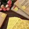 Coroa de Rosa em Folha Embossada Vintage Amor Amor Etc DIY Convite de Casamento Selo Embossado Dourado Etiqueta para Envelope