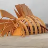 Parque Infantil Deslizador Interactivo de Acero Inoxidable para Padres e Hijos con Comodidades Completas, Nuevo Equipo de Juego Infantil, Red de Trepa Famosa en Internet para Turismo Cultural