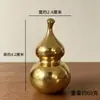 Gabinete Creativo de Calabaza Armario Pequeño Manija Puerta de Armario Estilo Chino Personalizado Cajón Dorado Manija de Latón