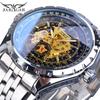 Reloj Guangzhou Chingxi Jaragar Moda Masculina Casual Esfera Grande Calado Mecánico Totalmente Automático