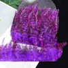 Ventas Directas de Fábrica En Stock Adorno de Tela Floral Azul y Blanco Accesorios para Ropa Materiales para Colgantes Cinta de Tela de Plumas Dobladillo de Vestido Manualidades