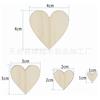 Atacado Pontual Coração de Madeira DIY Decorativo Lascado de Madeira Corte a Laser Coração de Pêssego Patch de Grafite Coração Lascas de Madeira