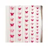 Decoración de Habitación de Boda Guirnalda de Mariposas Sala de Estar Dormitorio Personaje de Doble Felicidad Cortina Pancarta Tela Colgante Decoración de Boda Tira Larga de Mariposas