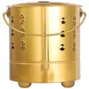 Balde de Queimar Papel de Aço Inoxidável Balde Dourado Balde de Queimar Sutras Folha de Alumínio Doméstica Lingotes de Ferro Balde de Ferro Bacia do Tesouro Incinerador Dinheiro