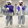 Ropa para niños, conjunto de otoño para niños, nuevo estilo 2026, para niños mayores, ropa deportiva de primavera y otoño, conjunto de dos piezas para niños, moderno