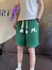 Pantalones Cortos Casuales de Verano Finos de Corte Holgado para Hombre, Pantalones Rectos de Talla Grande de Longitud Media, Pantalones Cortos Deportivos Versátiles y Cómodos