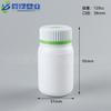 Frasco Tampa Dupla Folha 120cc Tampa Duas Cores Frasco para Comprimidos de Cálcio 150ml Frasco de Produto para Cuidados com a Saúde 200cc Frasco para Embalagem de Doces