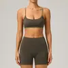 Conjunto Deportivo Transparente Europeo y Americano de Moda Espalda Bonita Tirantes Finos Casual Deportivo para Correr Yoga Shorts Conjunto Mujer