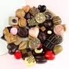 Accesorios de Resina Adornos Miniatura Muñeca de Postre Casa de Muñecas Comida Artificial Juguete Llavero de Chocolate Material para Manualidades Venta al por Mayor