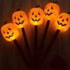 Luces Solares para Césped de Calabaza de Halloween Iluminación Paisajística Impermeable para Patio Jardín Terraza Estilo Europeo