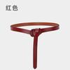 Cinto de couro bovino atacado de fábrica moda feminina combina com tudo pequeno decorativo ocidental sobretudo suéter amarrado cinto de couro feminino