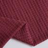Jacquard Stretch Tecido Verão Feminino Cross Rib Abacaxi Gauge Super Soft Waffle Tecido de Malha