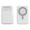 Soporte Magnético Power Bank Reloj Audífonos Tres-En-Uno con Cable Incorporado Carga Rápida Portátil Mini Power Bank para Teléfono Móvil