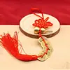 Nó Chinês Moeda dos Cinco Imperadores Cabaça de Cobre Porta-a-Porta Feng Shui Sala de Estar Entrada Pingente de Corda Atacado Grande Cabaça de Liga