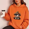 Moletom com Capuz para Comércio Exterior Transfronteiriço com Design de Vaca Fofa Adequado para Temuwish Amazon