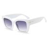 Nuevo Estilo Personalizado Retro Marco Grande Gafas de Sol Decorativas en Forma de T Ins Tendencia de Moda Todo Combinable Casual para Exterior Gafas de Sol con Protección Solar