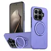 Capa de Celular com Sensação de Pele para Xiaomi 17t Pro com Cobertura Total e Suporte de Anel Rotativo, Capa Magnética para Redmi Note 17