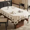 Mantel Estilo Retro Francés, No Lavable, Impermeable al Aceite, Impermeable, Nuevo Estilo Rectangular para Mesa de Café